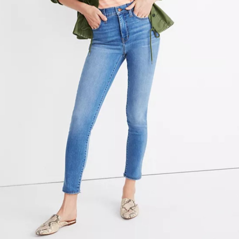 Madewell tall roadtripper crop jeans